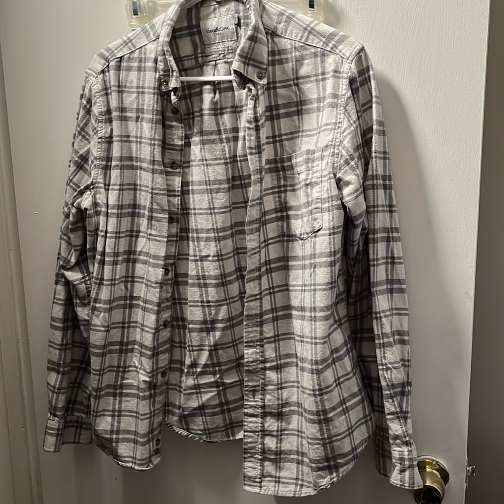 Goodfellow flannel plaid shirt - medium